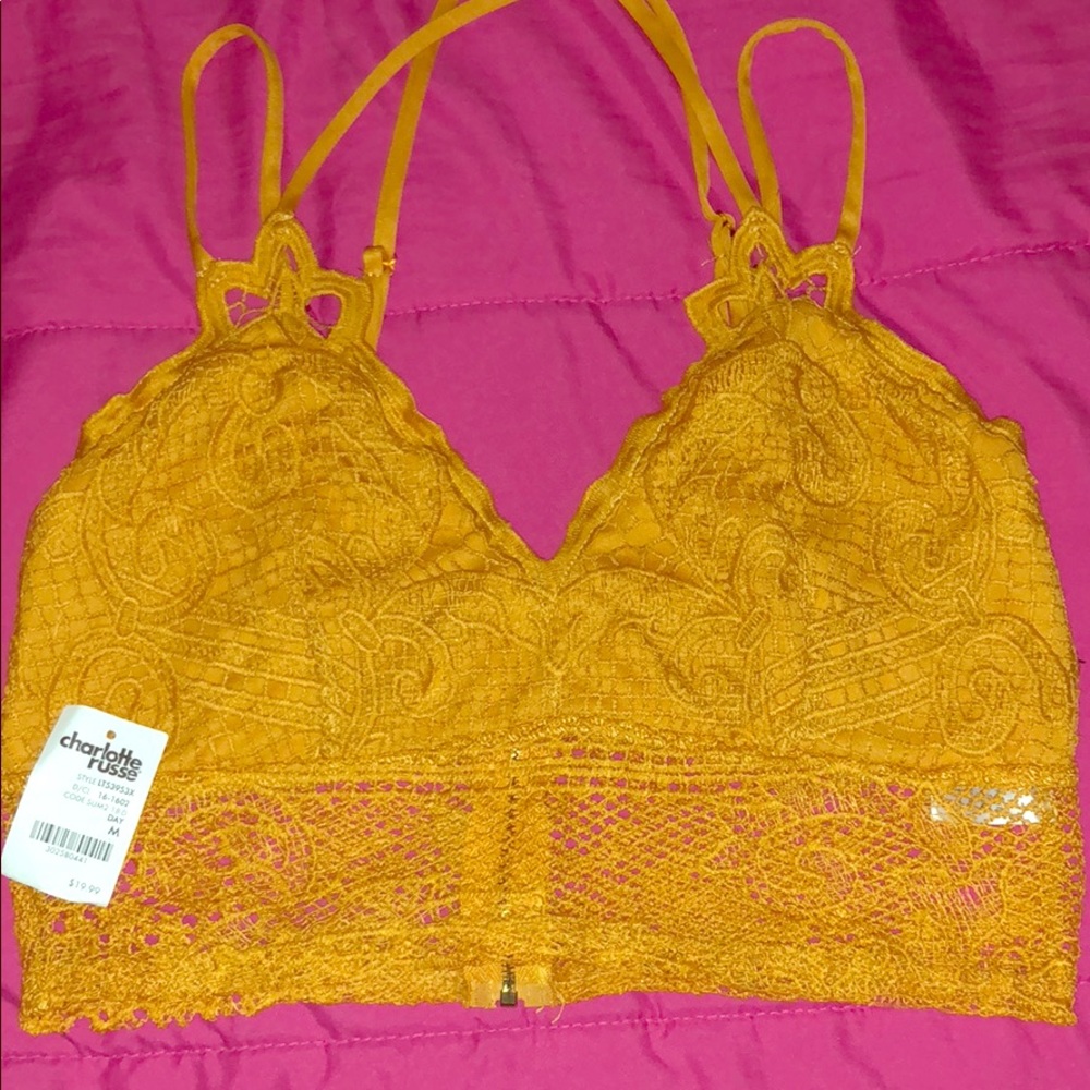 Lace crop top